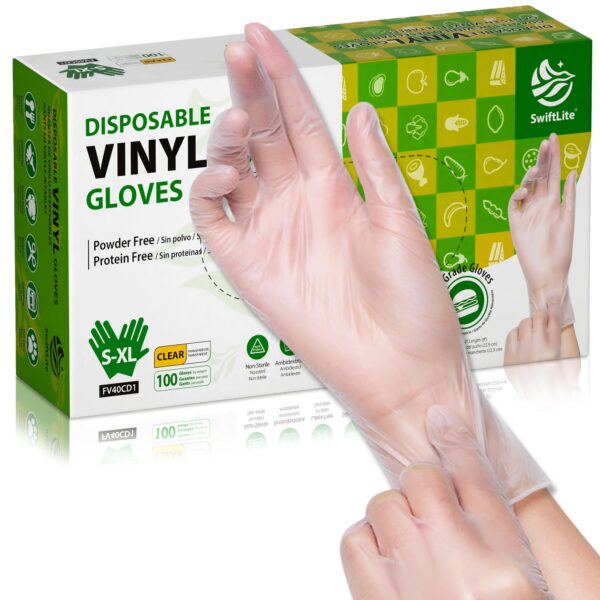 Vsafe Disposable Vinyl Gloves